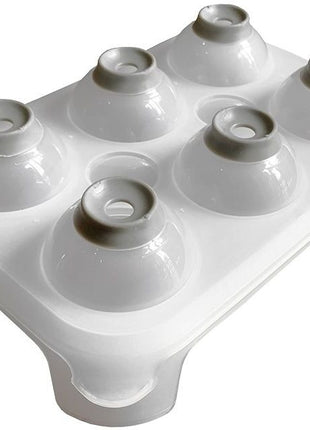 Jumbo Ice Ball Tray For Easy Ice Removal With Transparent Design Regular Cubes
