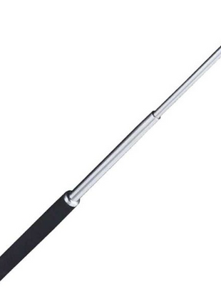 Expandable Baton 21 Inch Steel Self-Defense Tool with Locking Mechanism and Textured Grip - Black