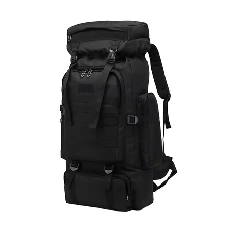 80L Tactical Hiking Backpack – Waterproof 600D Oxford – Desert Camouflage
