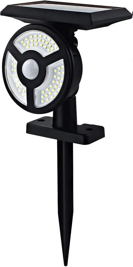 Multifunctional Solar Motion Sensor Garden Lamp - 200lm LED COB, IP67 Water resistant