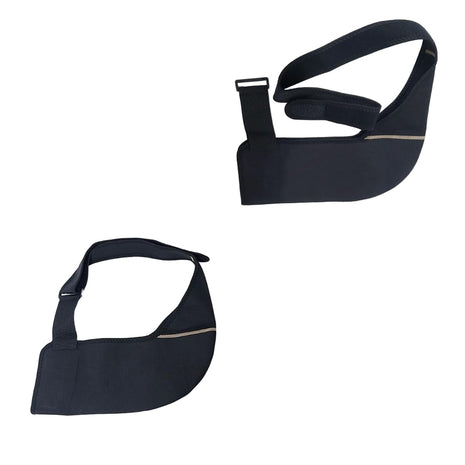 Arm Sling Support Brace Adjustable – Lightweight Breathable Fabric – Universal Fit – Black