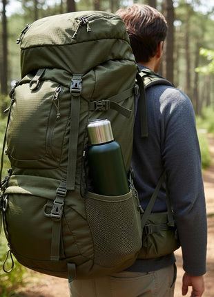 Stainless Steel Vacuum Flask with Filter – Double-Wall Insulated, Hot 24h / Cold 36h