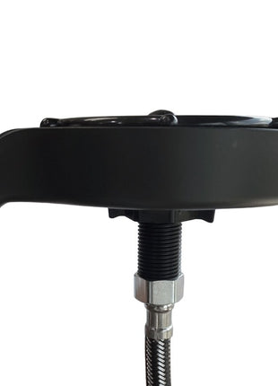 Automatic Cup Washer Sink Glass Rinser, ABS Plastic Black Cup Cleaner with Water Supply Hose