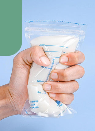 200ml Breast Milk Storage Bags BPA-Free Double Zipper 30 Pack