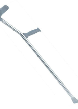 Aluminium Elbow Crutch – Adjustable Height Mobility Aid – Ergonomic Grip – Grey