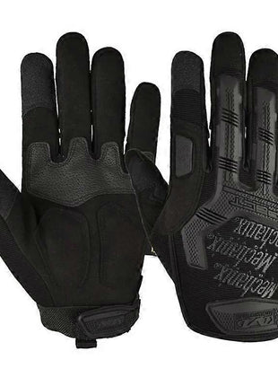 Tactical Full Finger Gloves – Touchscreen Grip – Outdoor Work & Riding Use – Black