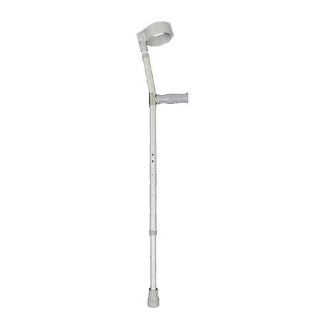 Aluminium Elbow Crutch – Adjustable Height Mobility Aid – Ergonomic Grip – Grey