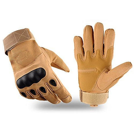 Tactical Operator Military Pro Anti‑Skid Full Finger Outdoor Glove – XL Khaki