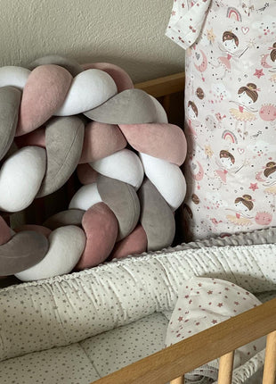 1.5m Soft Knot Bed Guard – Baby Safety Cushion