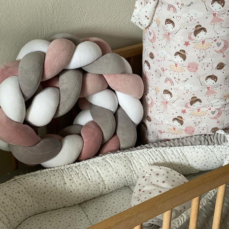 1.5m Soft Knot Bed Guard – Baby Safety Cushion