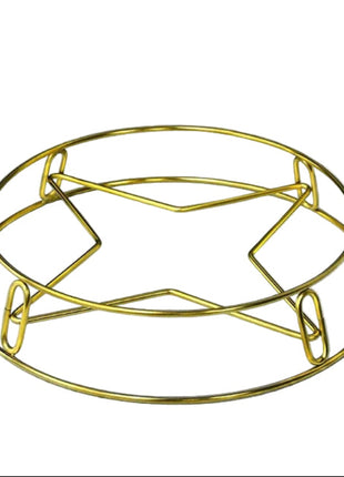 Stainless Steel Pot Stand Set – Dual-Sided Heatproof Racks 19.6cm & 26cm – Countertop Cookware Risers for Pans & Lids