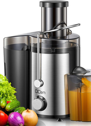 800W Centrifugal Juicer Machine – Dual Speed, Wide Mouth, Safety Lock & Overload Protection