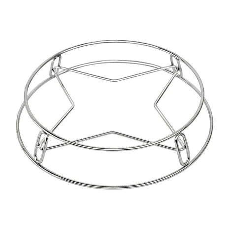 Stainless Steel Pot Stand Set – Dual-Sided Heatproof Racks 19.6cm & 26cm – Countertop Cookware Risers for Pans & Lids