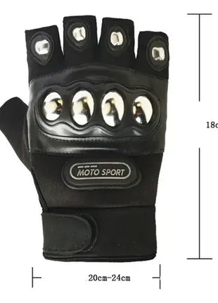 Tactical Half Finger Gloves, Hard Knuckle, Riding & Cycling