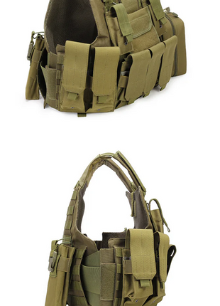 Tactical Vest 54x30x57cm Oxford Cloth Quick Release Modular Carrier
