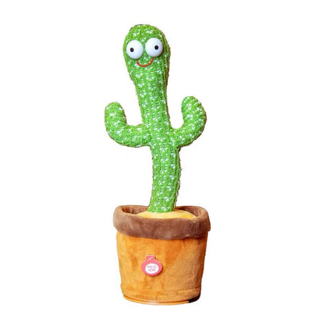 Dancing Cactus Toy with LED Lights and Voice Recording – Plush Musical Entertainment for Toddlers