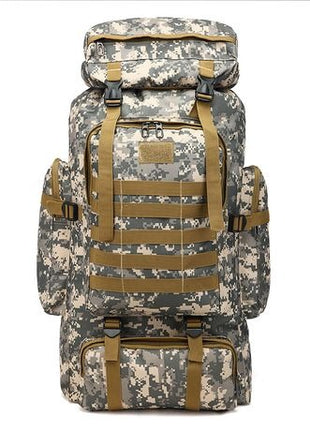 80L Tactical Hiking Backpack – Waterproof 600D Oxford