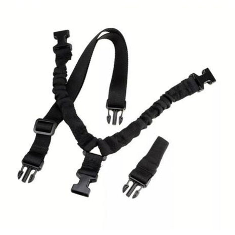 Adjustable Rifle Sling 1000D Nylon Heavy‑Duty Single‑Point Sling – Black / Green / Khaki