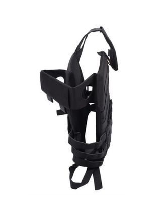 Tactical Plate Carrier Vest Lightweight MOLLE Chest Rig Adjustable Fit Small to XL – No Plates