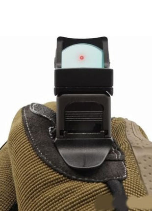 Mini Red Dot Reflex Sight Scope 1–30× – Adjustable LED Brightness + Universal Rail Mount – Black
