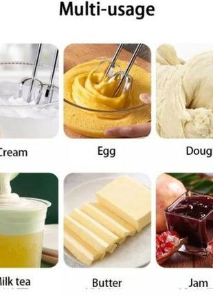 270W Hand Mixer, 7 Speeds, 2 Beaters and 2 Dough Hooks, 220–240V