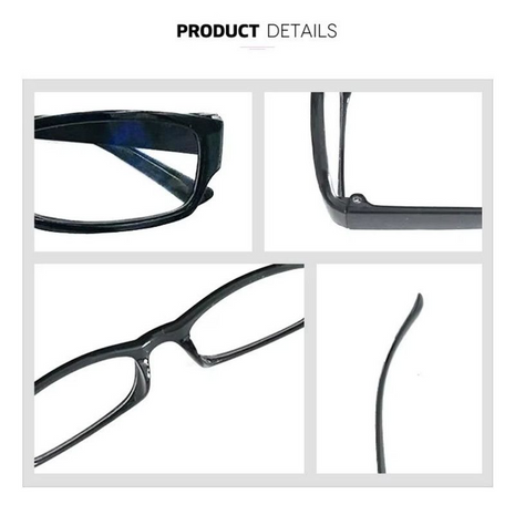Reading Glasses 0.5X–2.5X Flex Focus – Adjustable Magnification – Spring Frame – Unisex Readers