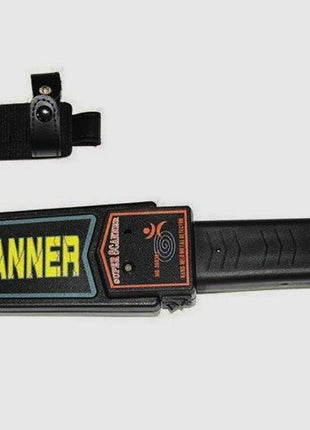 Handheld Metal Detector Wand – 400 mm × 80 mm, Adjustable Sensitivity, Dual Alarm – Black