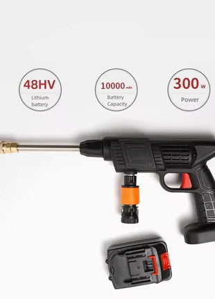 Cordless High‑Pressure Car Washer 18 V Li‑ion Portable Multi‑Mode Sprayer