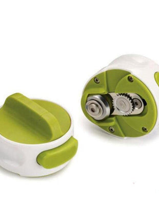 Manual Can Opener with Stainless Steel Cutting Wheel – Compact Handheld Kitchen Tool- Green