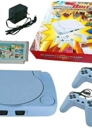Retro 8-Bit TV Game Console with 9999 Games – Wired Controllers & Light Gun