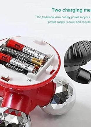 Mini Electric Massager 137g – Deep Tissue Vibration with USB/Battery – Compact Handheld for Neck Back Legs