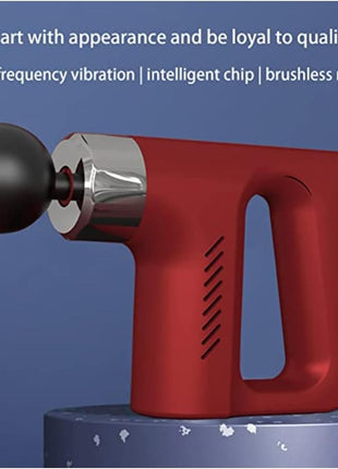 Ultra Mini Speed Deep Tissue Massage Gun with 4 Heads.