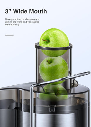 800W Centrifugal Juicer Machine – Dual Speed, Wide Mouth, Safety Lock & Overload Protection