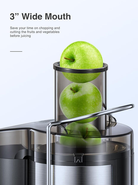 800W Centrifugal Juicer Machine – Dual Speed, Wide Mouth, Safety Lock & Overload Protection