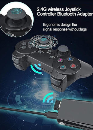 4K Ultra HD Game Stick 32GB Retro Console HDMI – 10,000+ Games with Dual 2.4G Wireless Controllers