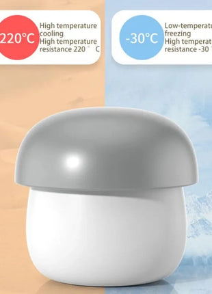 Small Silicone Ice Cube Tray With Lid, 60-Cube Easy Release Ice Cup Mold Grey White