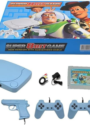 Retro 8-Bit TV Game Console with 9999 Games – Wired Controllers & Light Gun