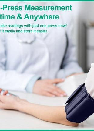Upper Arm Blood Pressure Monitor 126×100×53mm – LCD Display – ±3mmHg Accuracy – Dual Power USB/AAA – Adult Use
