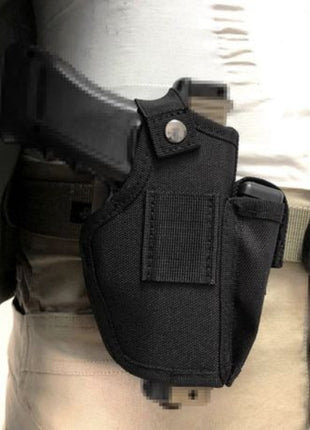 Universal Outside‑the‑Waistband Concealed Holster 10×3.5×15.5 cm – Ambidextrous Mag Pouch – Black Nylon
