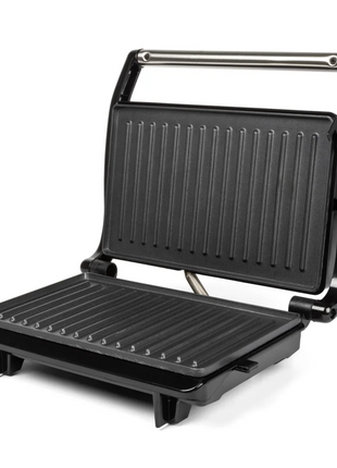 1000W Steak Machine with Non-Stick Plates, 180° Open Grill, EU Plug, Manual and Drip Tray