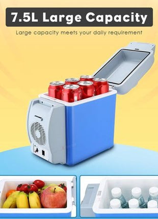 Portable 7.5L 12V Car Mini Fridge Cooler & Warmer