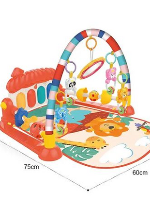 Piano Fitness Rack Baby Play Mat – Multi-Function Orange