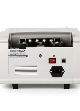 Banknote Counter 900 Notes/Min ABS with UV/MG Detection + Batch Mode + Extra Display – Multi-Currency