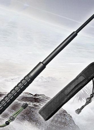Telescopic Self‑Defence Security Baton 64 cm – 24 cm Retracted / 55 cm Extended