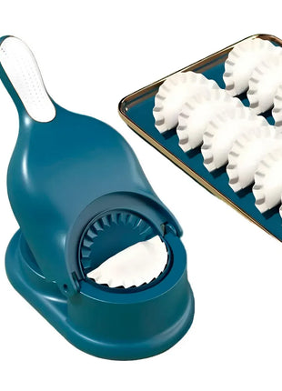 Portable Manual Dumpling Maker with Pressing Mold, Food Grade PP Dough Skin Press, 28.5 cm Kitchen Tool