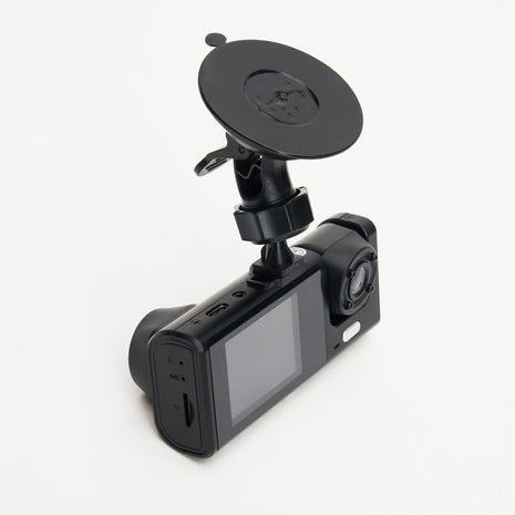 HD Dash Cam 1080p 170° Wide Angle with Rear View, Loop Recording, G-Sensor, 2" Display – Compact Black