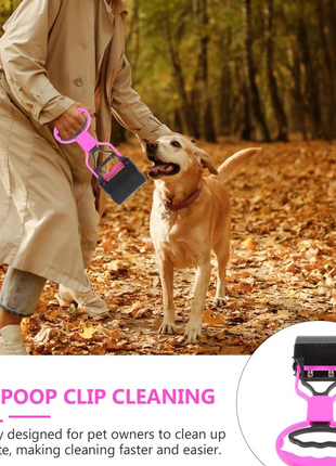 Pooper Scooper with Spring Claw and Long Handle