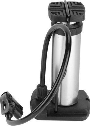 Mini Foot Pump with Gauge 160 PSI – Aluminum Body + Presta/Schrader Compatible