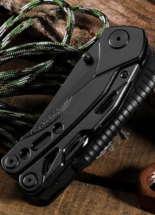 13‑in‑1 Stainless Steel Multitool Pliers with Anti‑Slip Handles & Nylon Sheath
