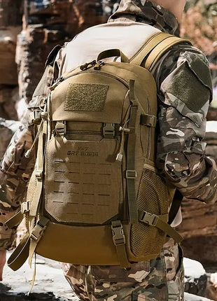 Tactical Backpack 32L – MOLLE Panel, Laptop Sleeve, Padded Straps